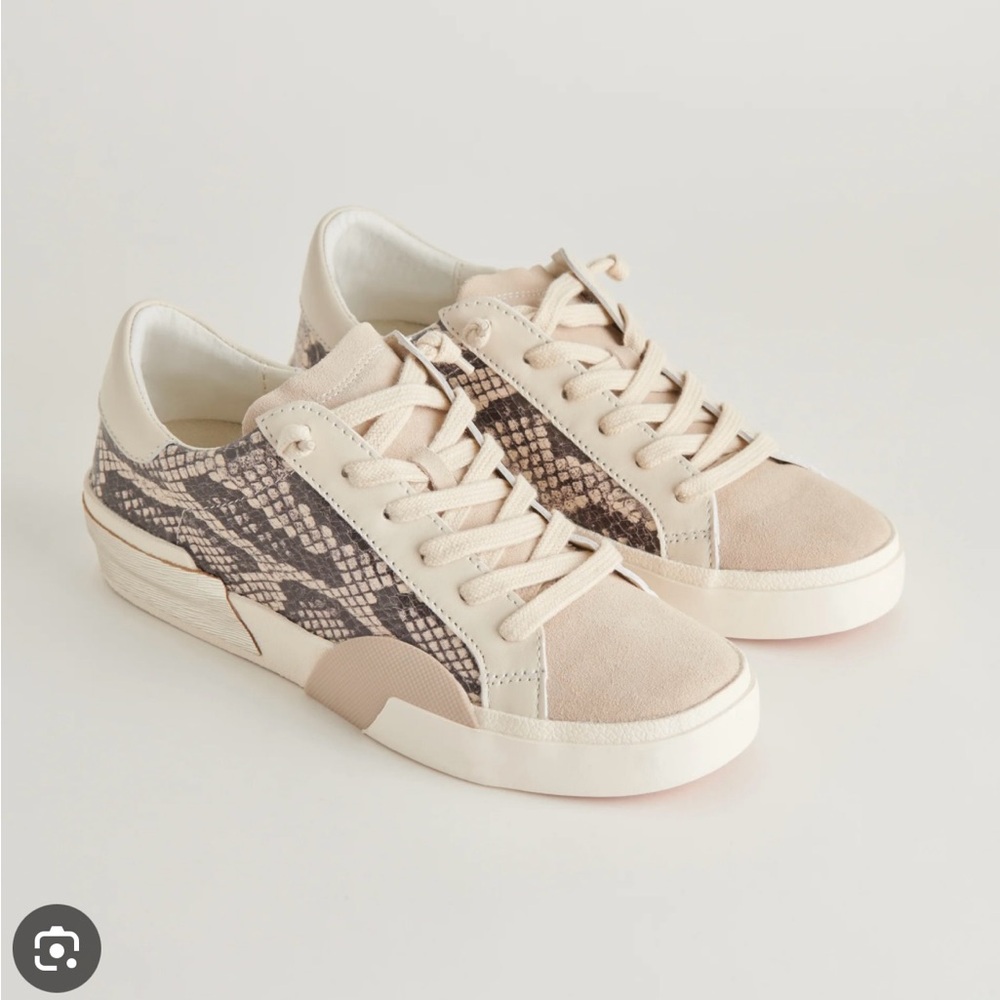 Dolce Vita Zina Snake Print Sneakers